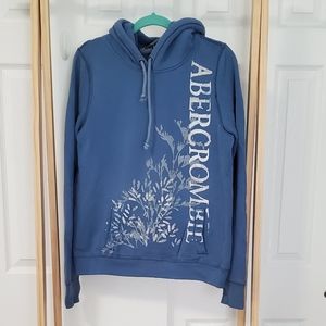 Abercrombie Blue Hoodie Pull On Sweater